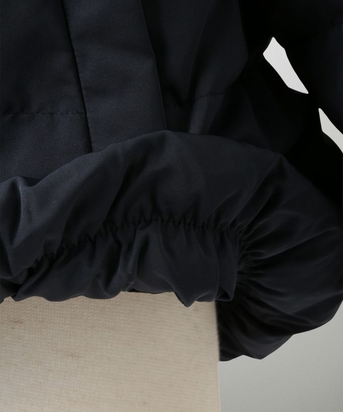 ショート丈 フード付き ダウン コート レディース アウター おしゃれ おすすめ きれいめ ビジネス 可愛い ホワイト グレージュ ネイビー ブラック M