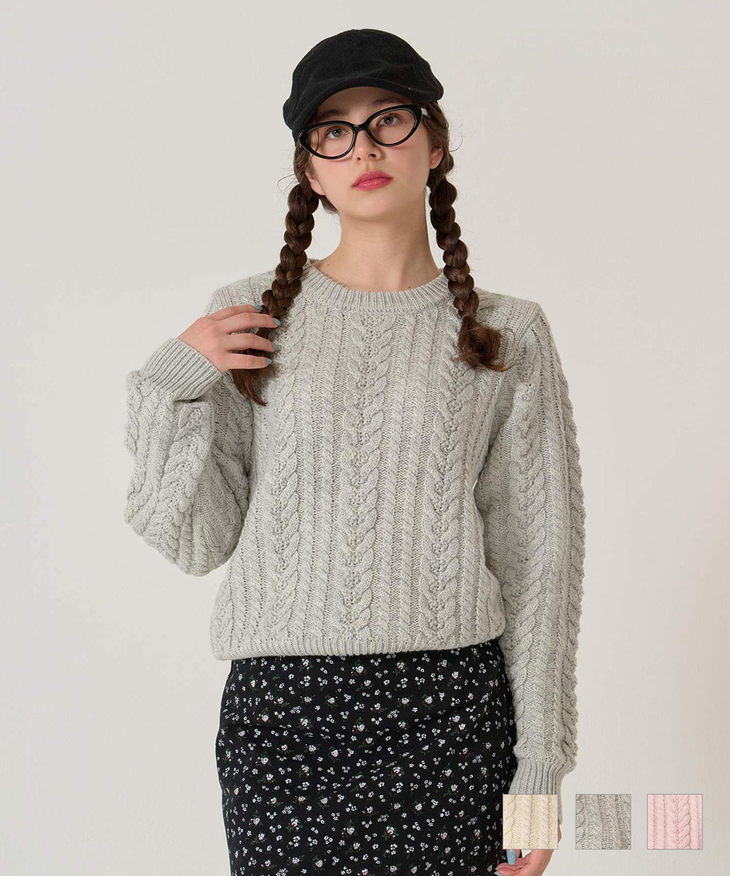 ケーブル/ ニット/トップス