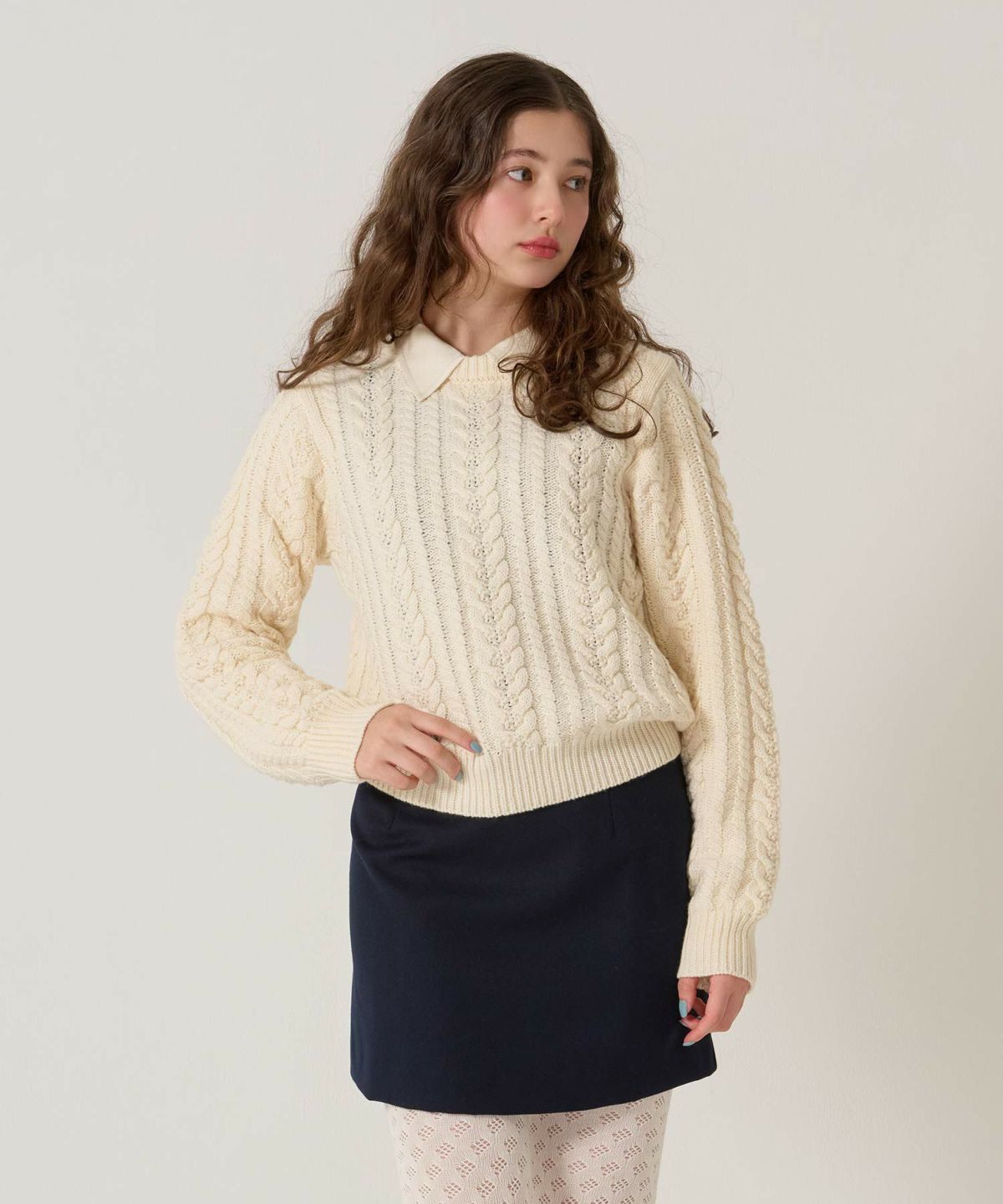 ケーブル/ ニット/トップス