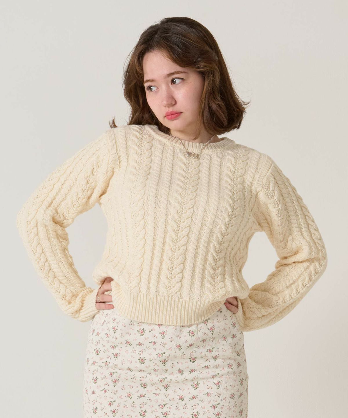 ケーブル/ ニット/トップス