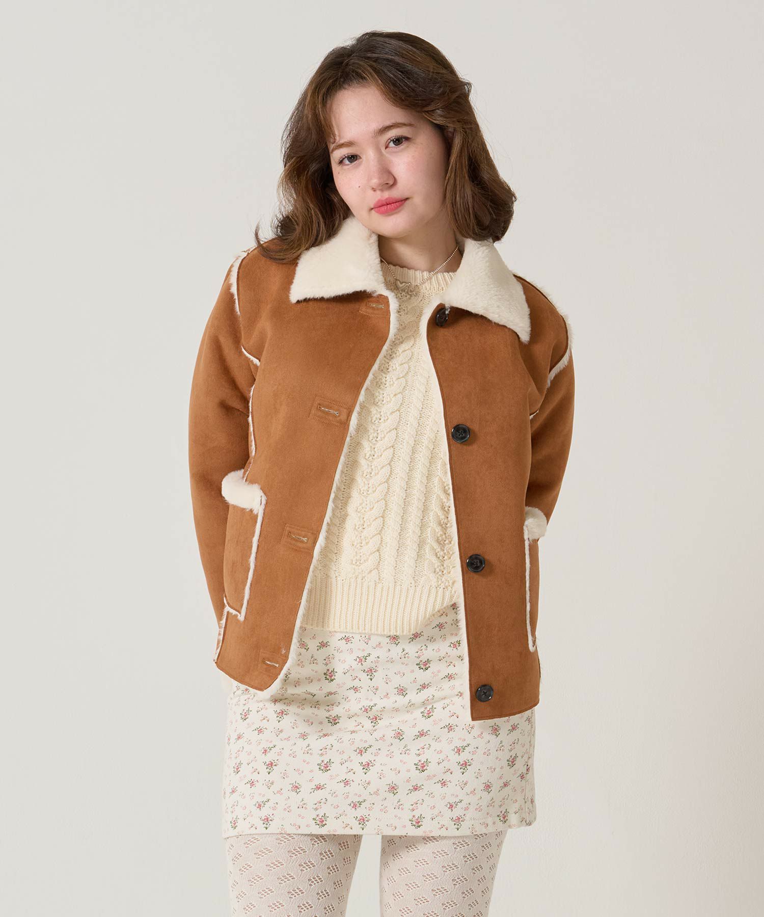 花柄/ミニ/スカート