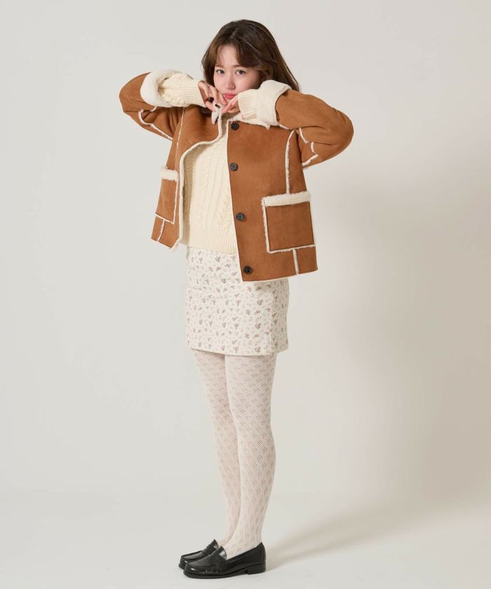 花柄/ミニ/スカート