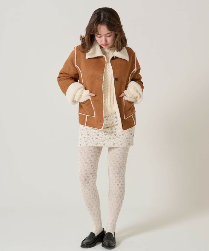 花柄/ミニ/スカート