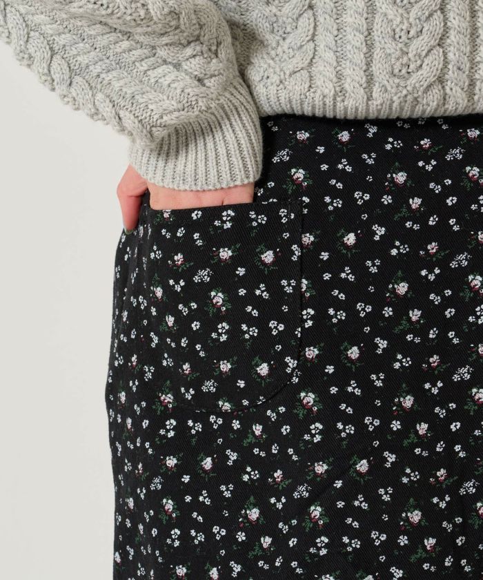 花柄/ミニ/スカート