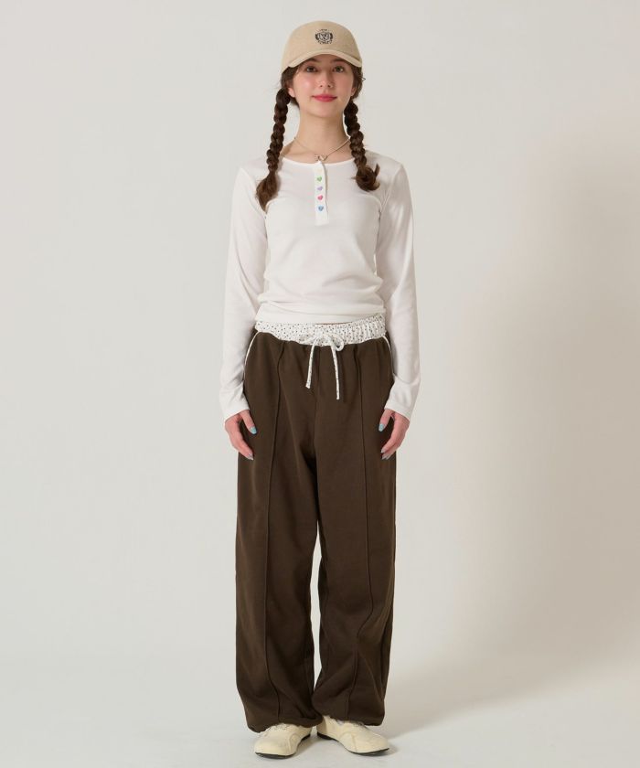 星/裏起毛パンツ/スウェット