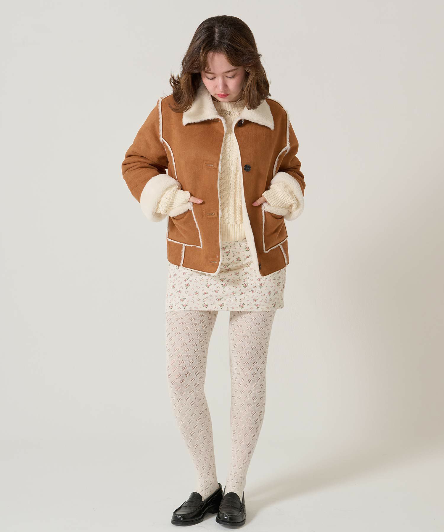 ニット/タイツ/アイボリー