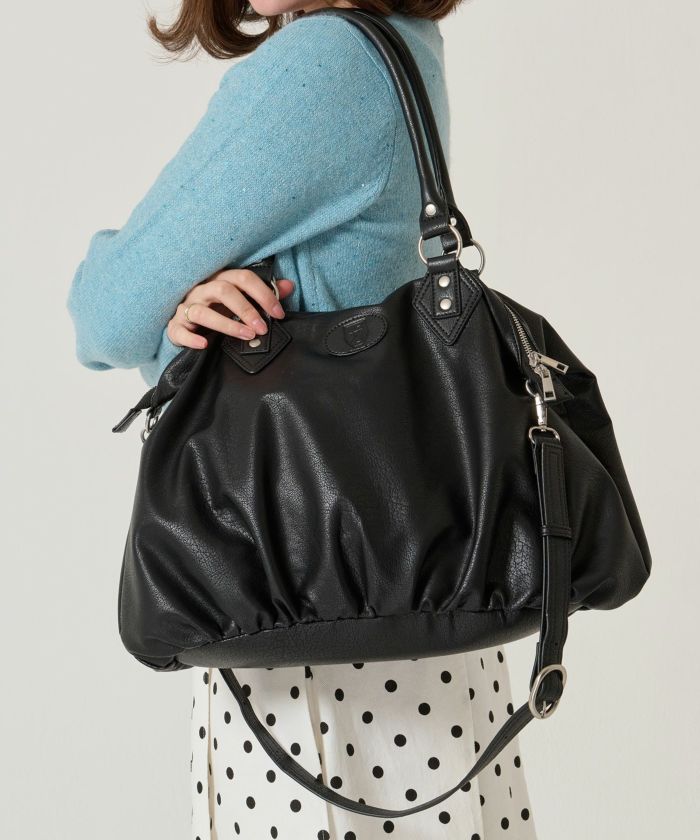  バッグ/大容量/フェイクレザー