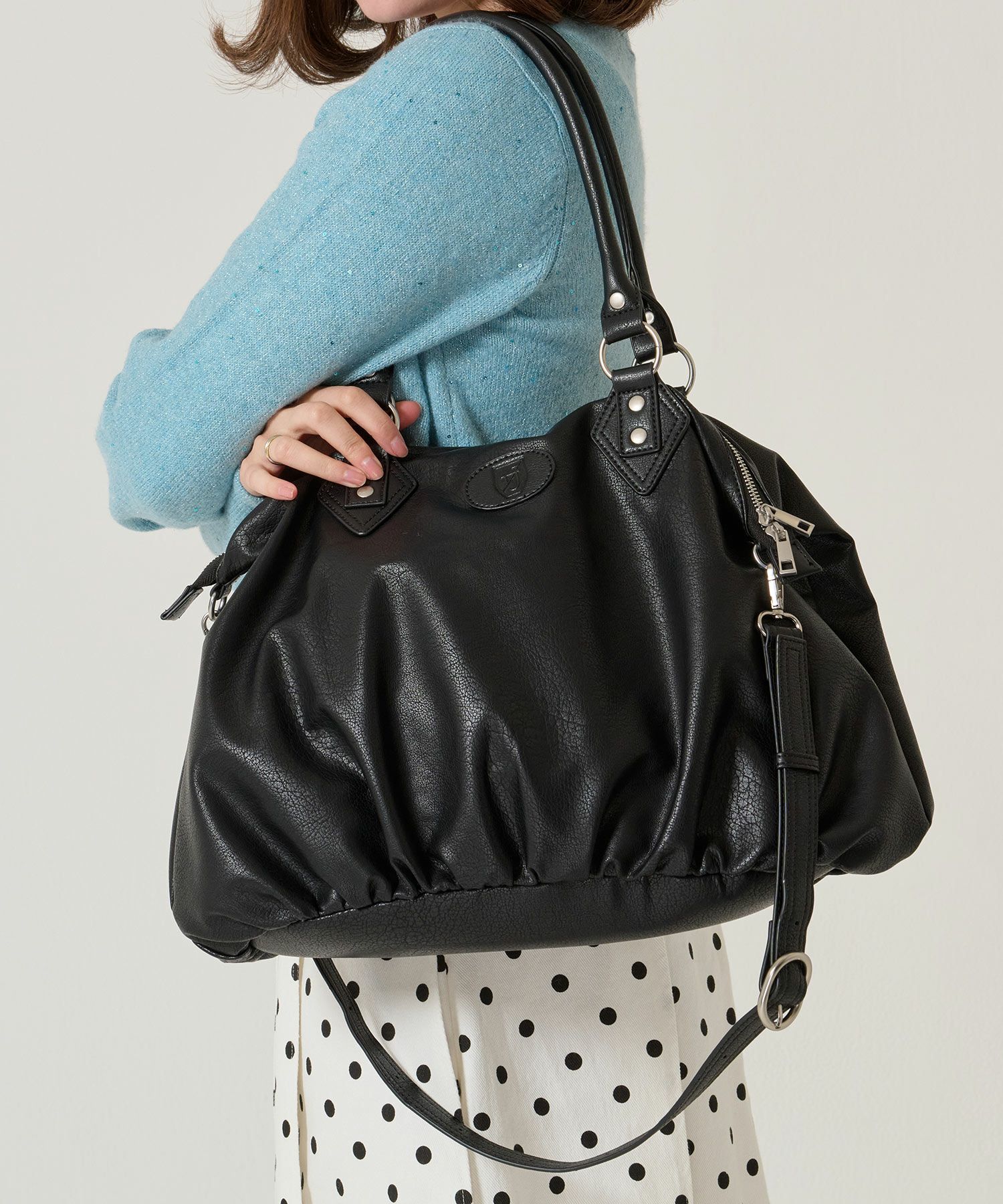 ジップアップフード付き ボンバージャケット | akari | TINA：JOJUN