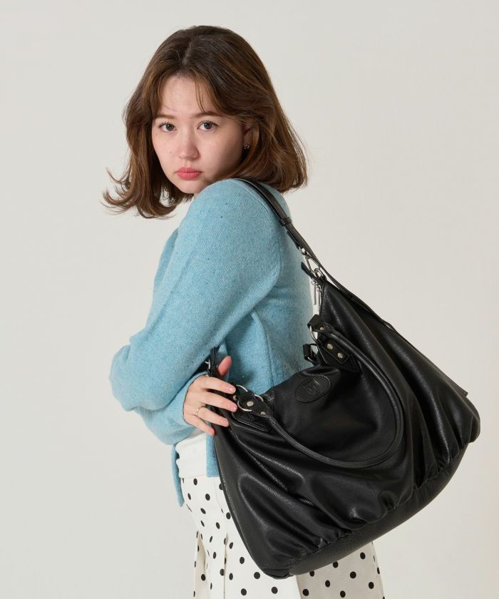  バッグ/大容量/フェイクレザー