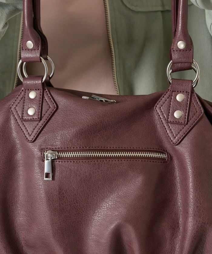  バッグ/大容量/フェイクレザー