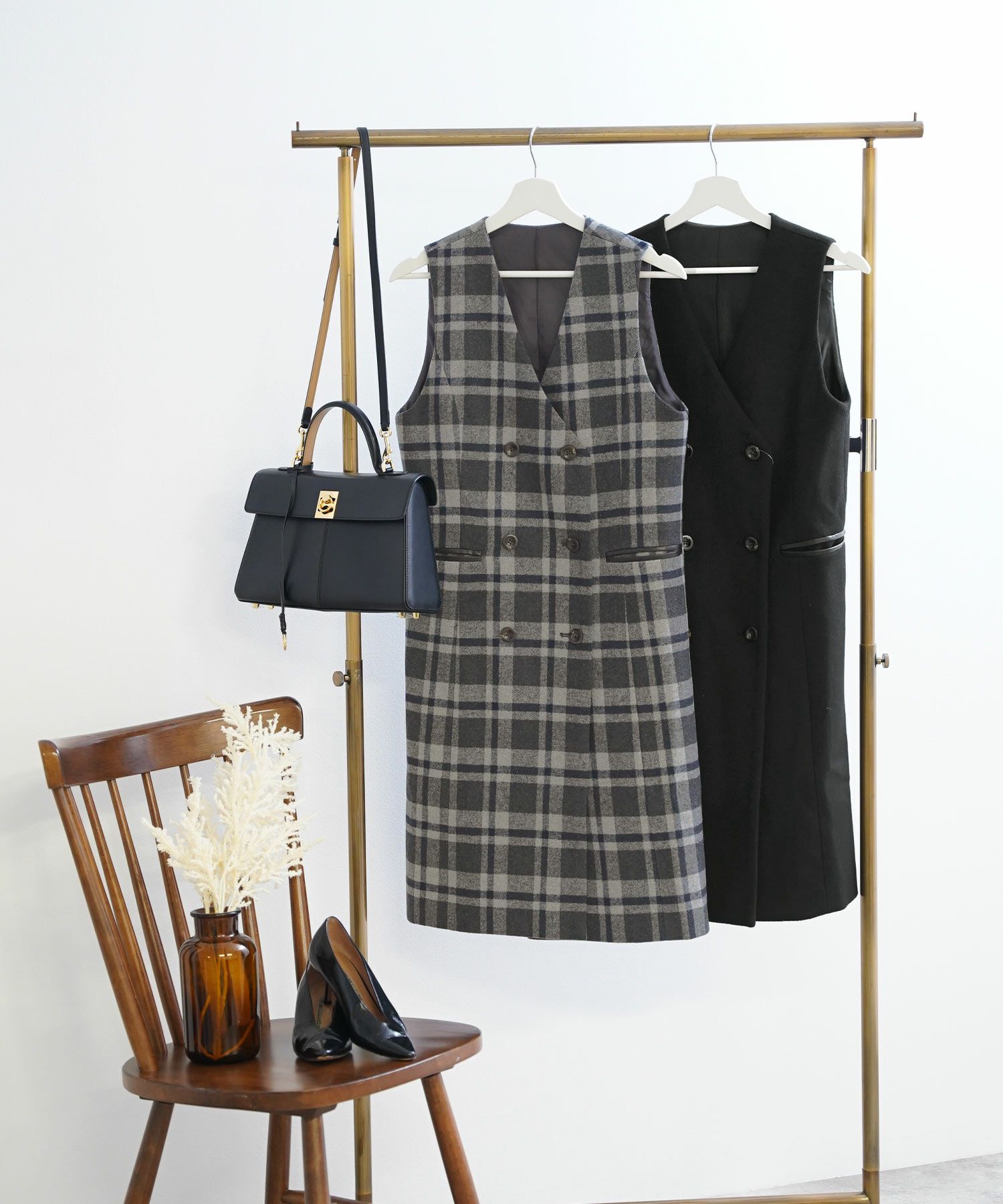 レディース 大人可愛い 上品 きれいめ オフィス 大人カジュアル フェミニン ノーカラー ジョイントスペース