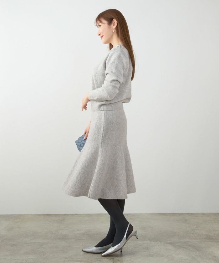 手洗い可 セットアップ対応 レディース 長袖 大人可愛い 上品 きれいめ オフィス 大人カジュアル フェミニン ジョイントスペース