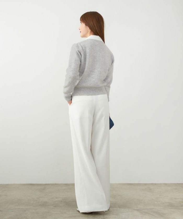 手洗い可 セットアップ対応 取り外し可 長袖 大人可愛い 上品 きれいめ オフィス 大人カジュアル フェミニン ジョイントスペース