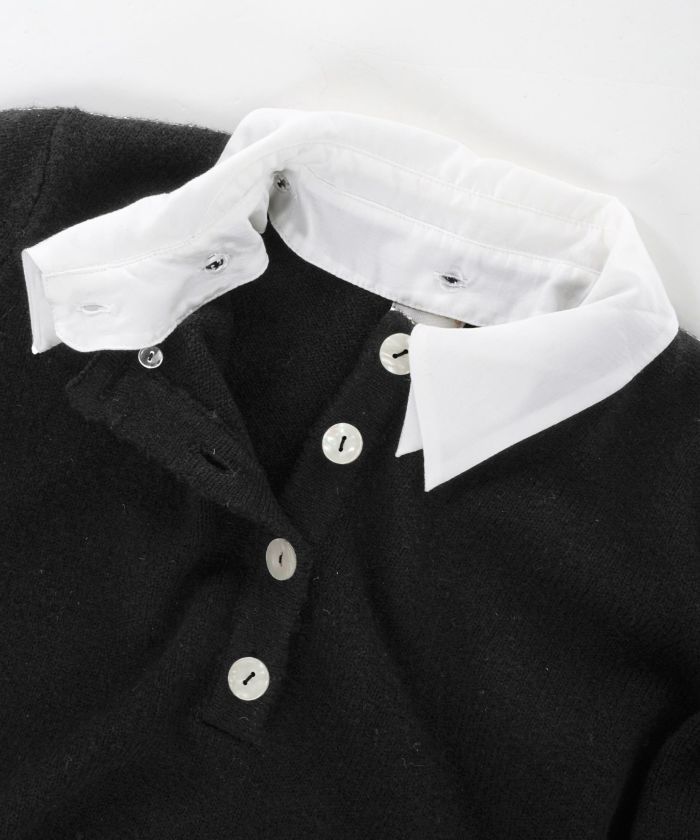 手洗い可 セットアップ対応 取り外し可 長袖 大人可愛い 上品 きれいめ オフィス 大人カジュアル フェミニン ジョイントスペース