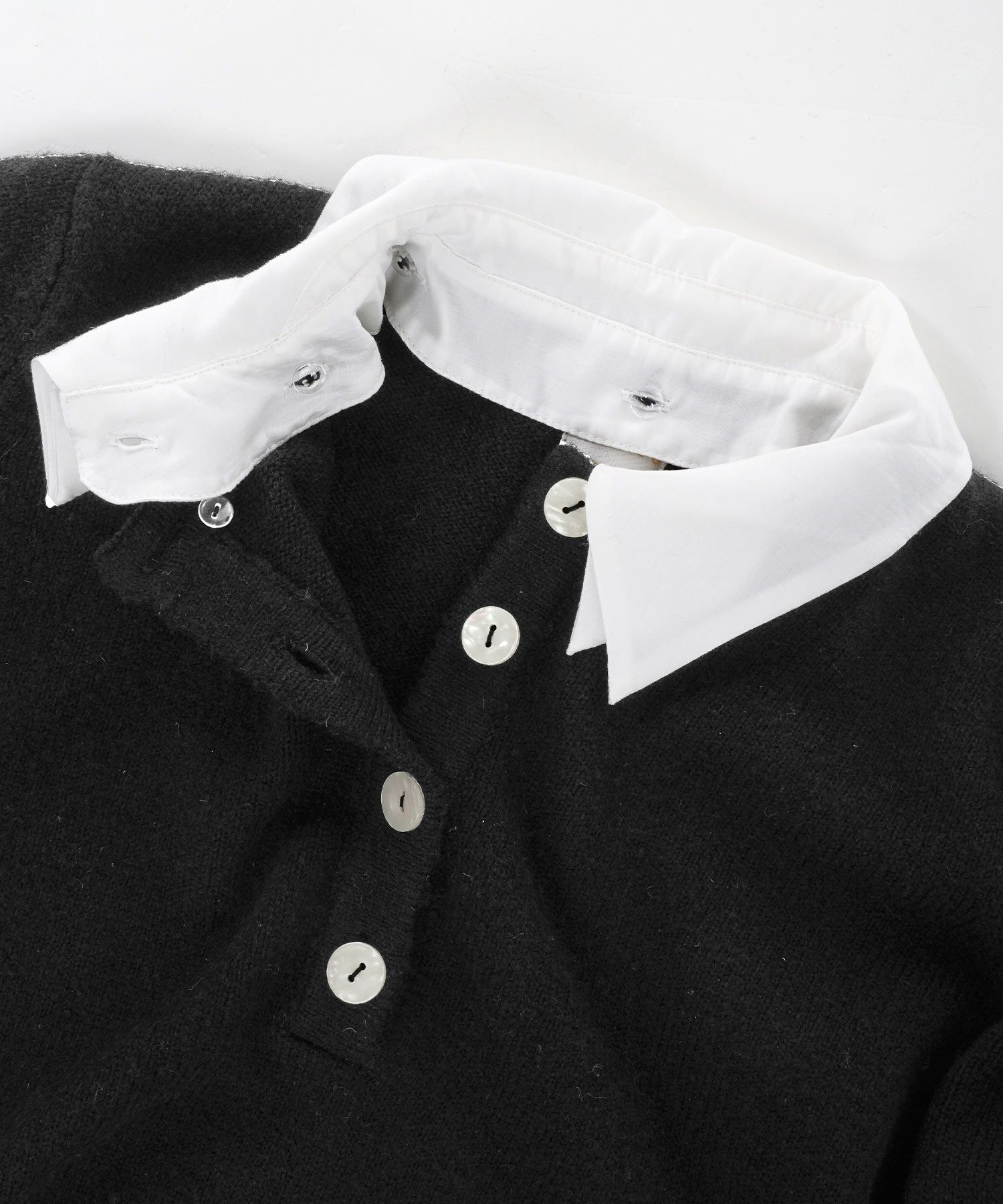 手洗い可 セットアップ対応 取り外し可 長袖 大人可愛い 上品 きれいめ オフィス 大人カジュアル フェミニン ジョイントスペース