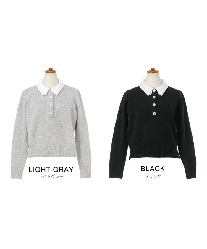 手洗い可 セットアップ対応 取り外し可 長袖 大人可愛い 上品 きれいめ オフィス 大人カジュアル フェミニン ジョイントスペース