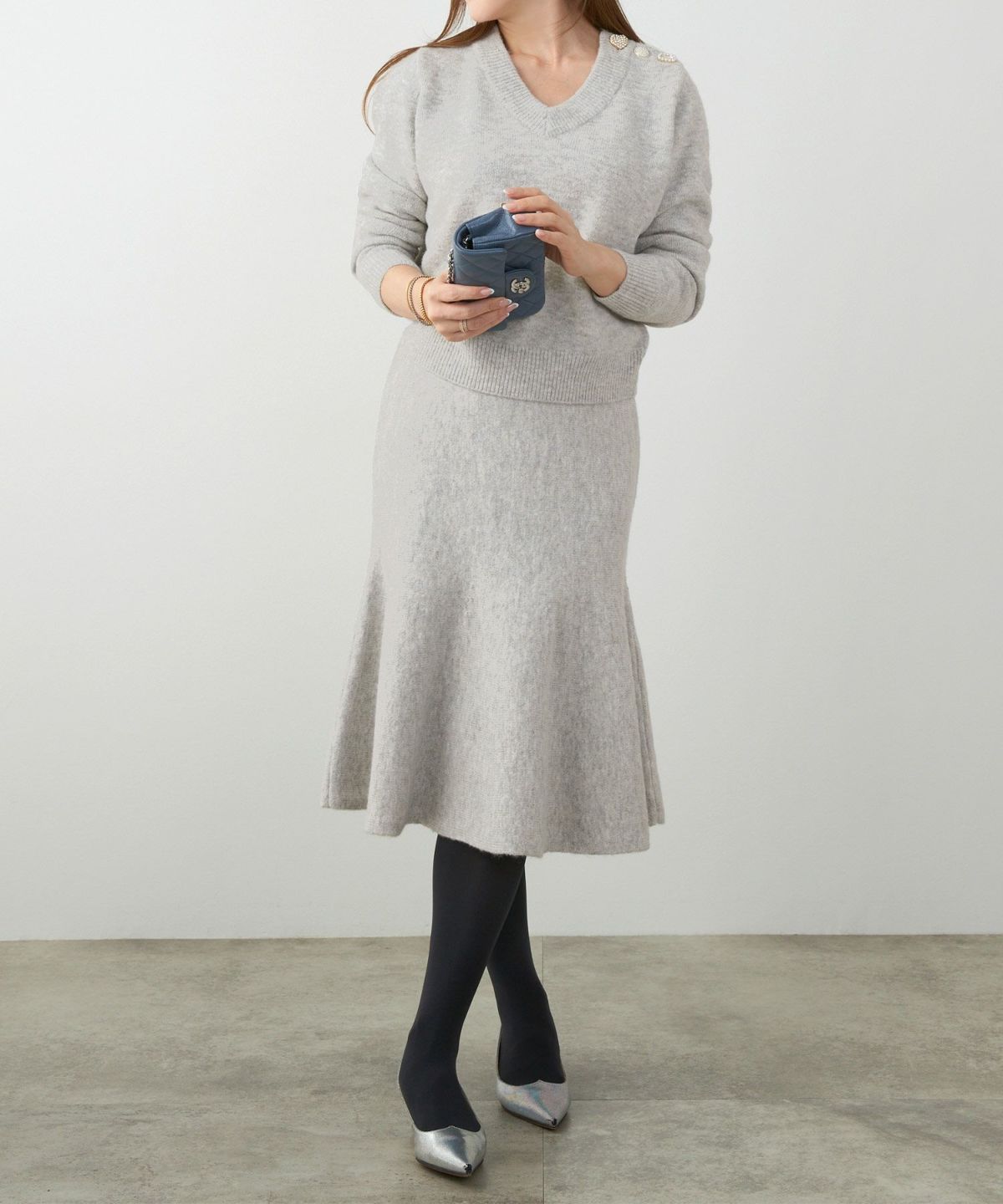 手洗い可 セットアップ対応 レディース 大人可愛い 上品 きれいめ 体型カバー オフィス 大人カジュアル フェミニン ジョイントスペース