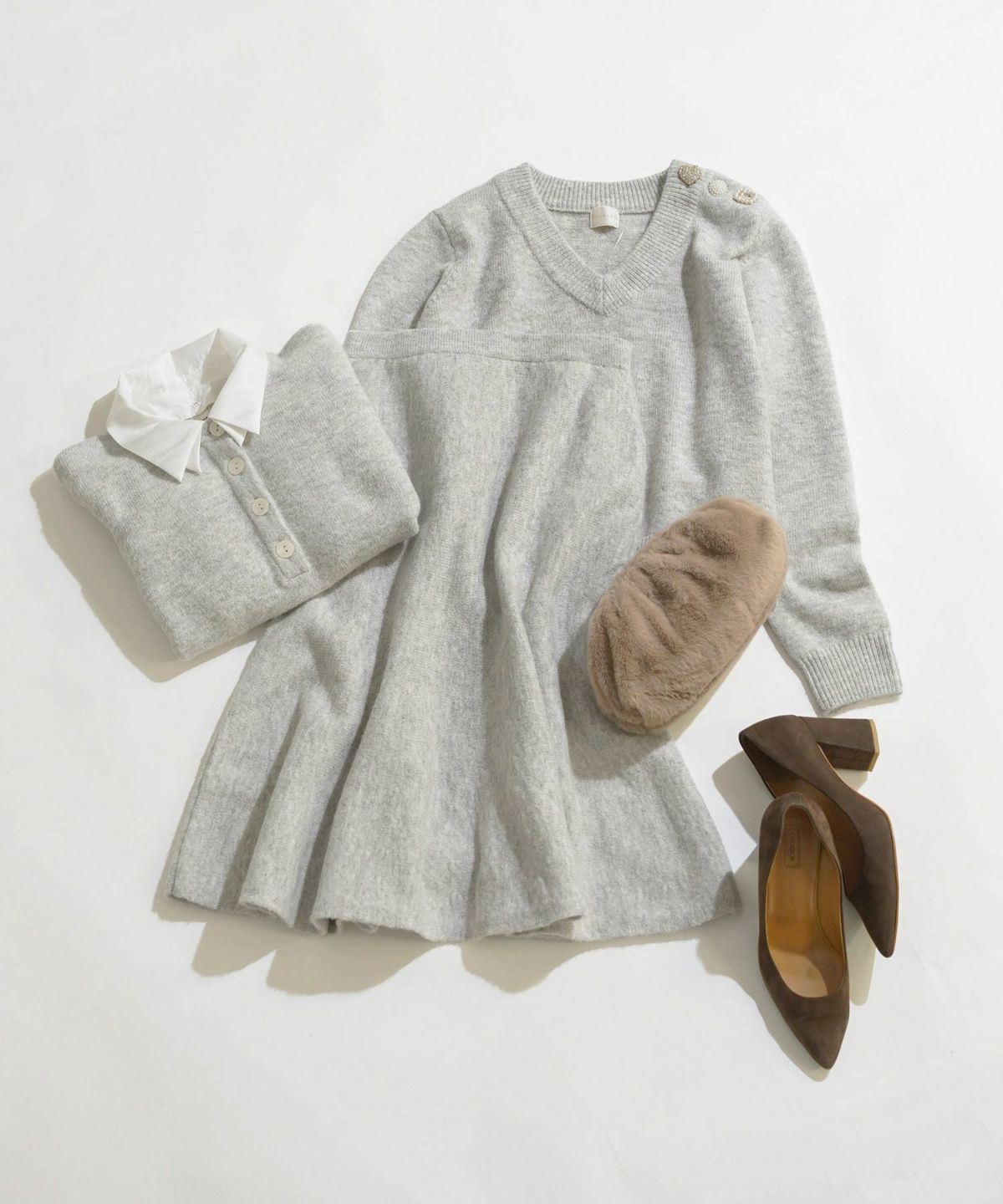 手洗い可 セットアップ対応 レディース 大人可愛い 上品 きれいめ 体型カバー オフィス 大人カジュアル フェミニン ジョイントスペース