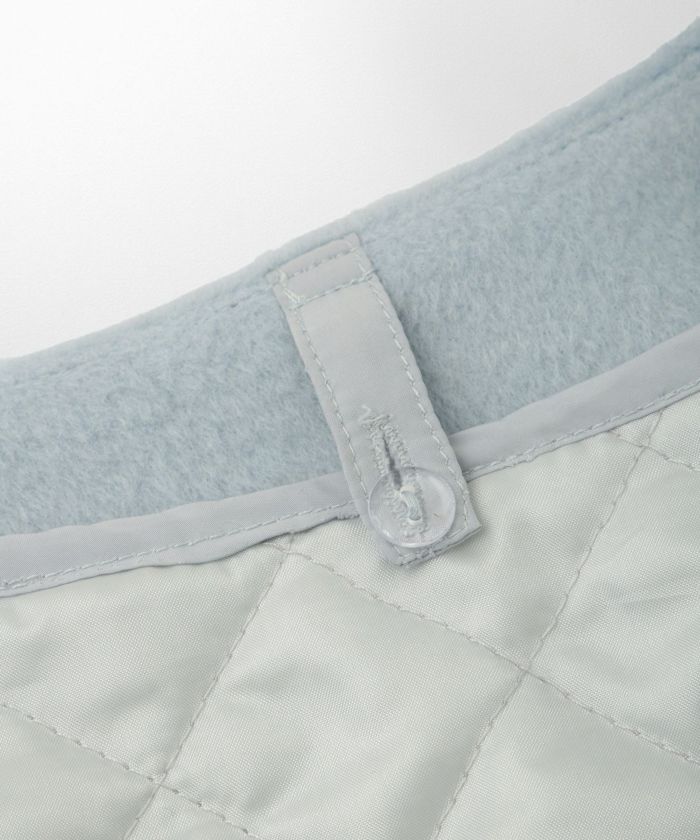 ライナー ベスト付き コート アウター レディース キルティング ベスト 2way 暖かい 可愛い きれいめ サックス ベージュ ブラック M