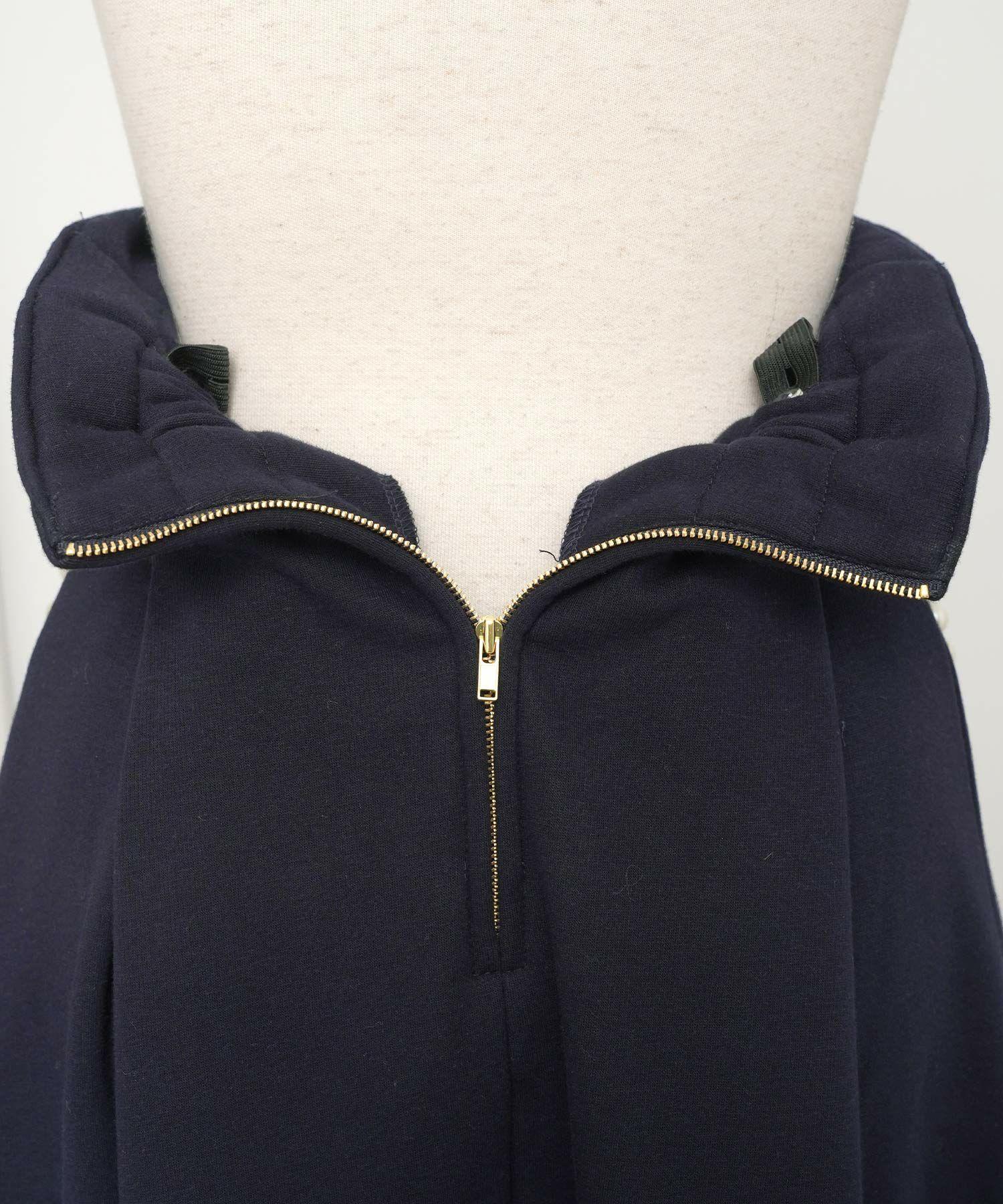 ボトムス フレアスカート タック パール ポケット スカート 上品 エレガント フェミニン きれいめ 裏起毛 起毛 あたたかい 秋 冬 ジョイントスペース