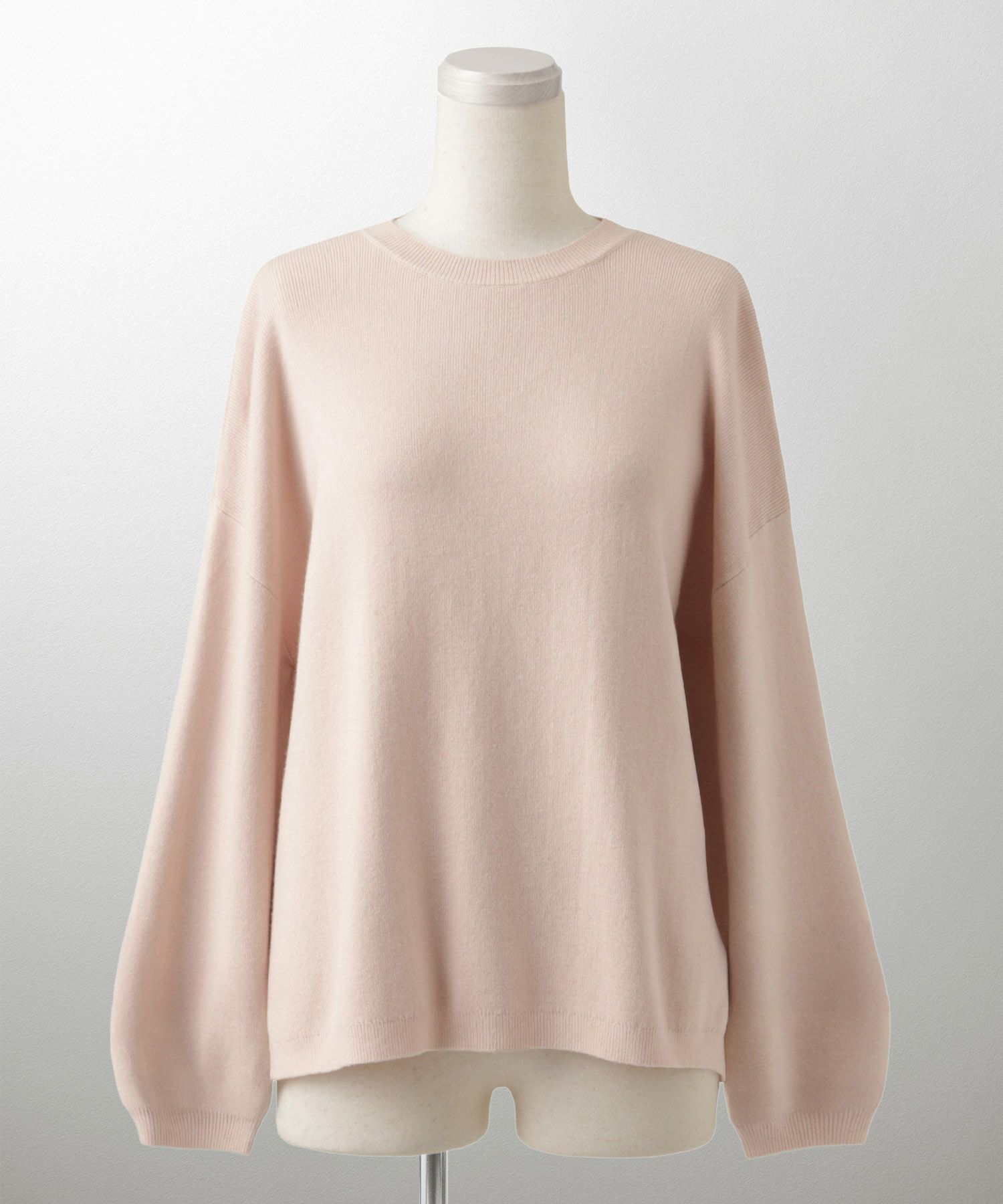 ストール付きニットプルオーバー 2点セット レディース アンゴラタッチ 秋 冬 アイボリー ピンク サックス ブラック M