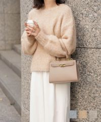 ラメフワニットトップス HUIT 