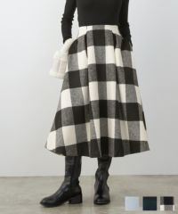 ハイウエスト フレア スカート Liala×PG