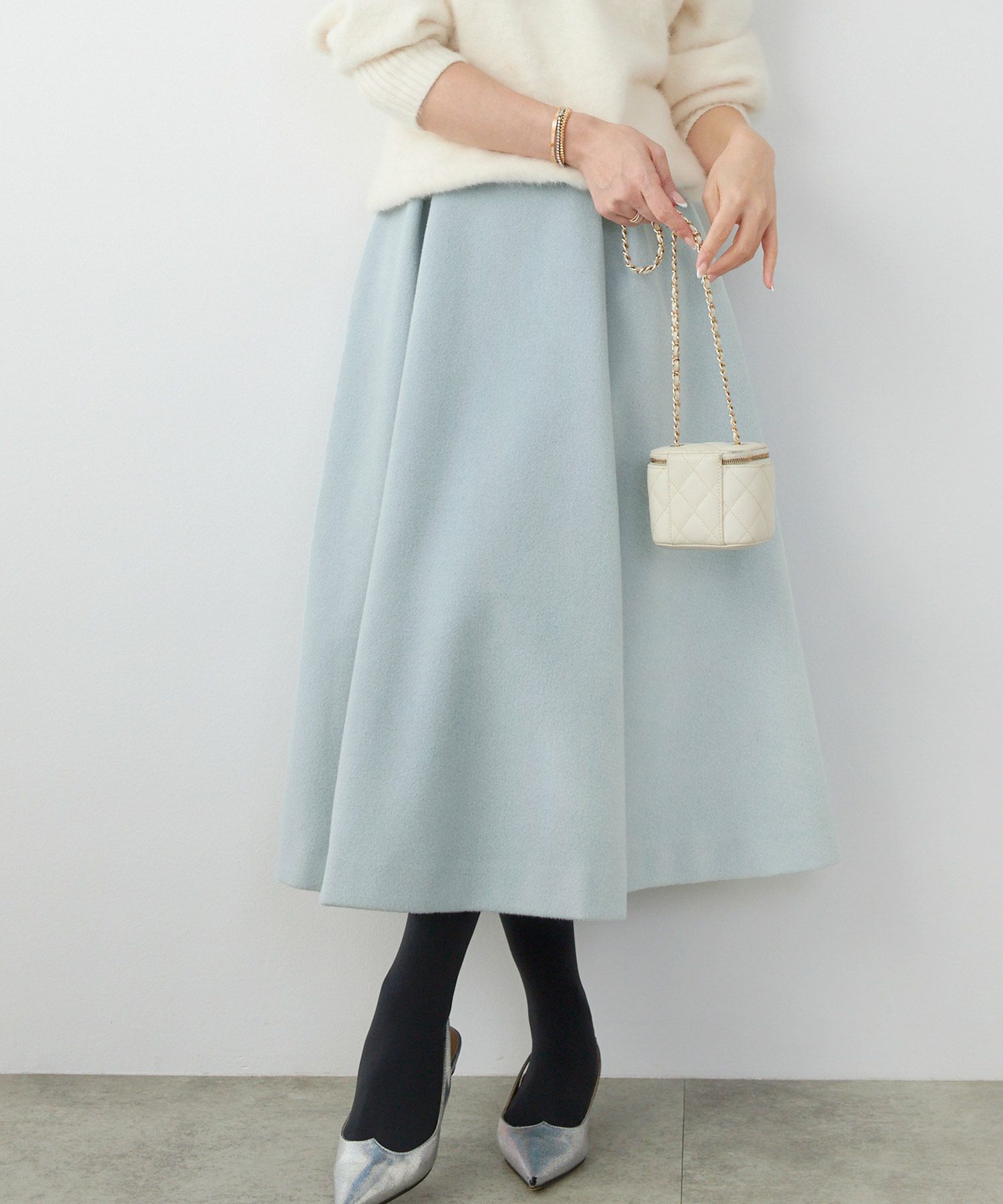 レディース 大人可愛い 上品 きれいめ 体型カバー オフィス 大人カジュアル フェミニン 柄 秋冬 ジョイントスペース