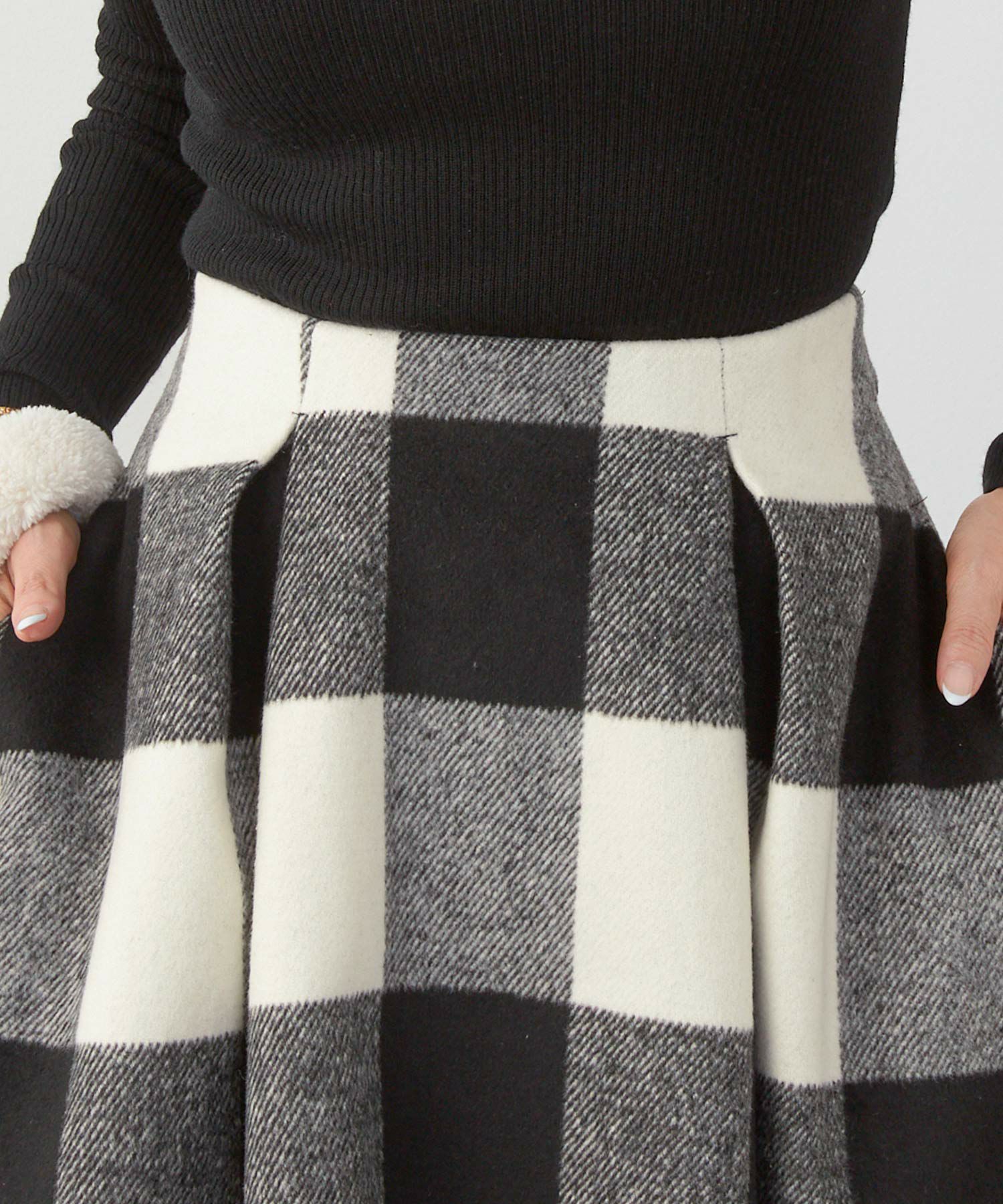 レディース 大人可愛い 上品 きれいめ 体型カバー オフィス 大人カジュアル フェミニン 柄 秋冬 ジョイントスペース