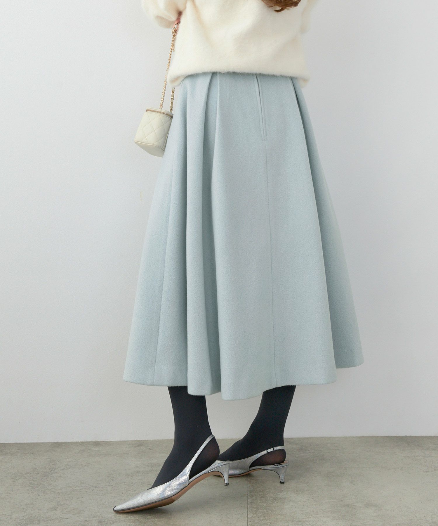 レディース 大人可愛い 上品 きれいめ 体型カバー オフィス 大人カジュアル フェミニン 柄 秋冬 ジョイントスペース