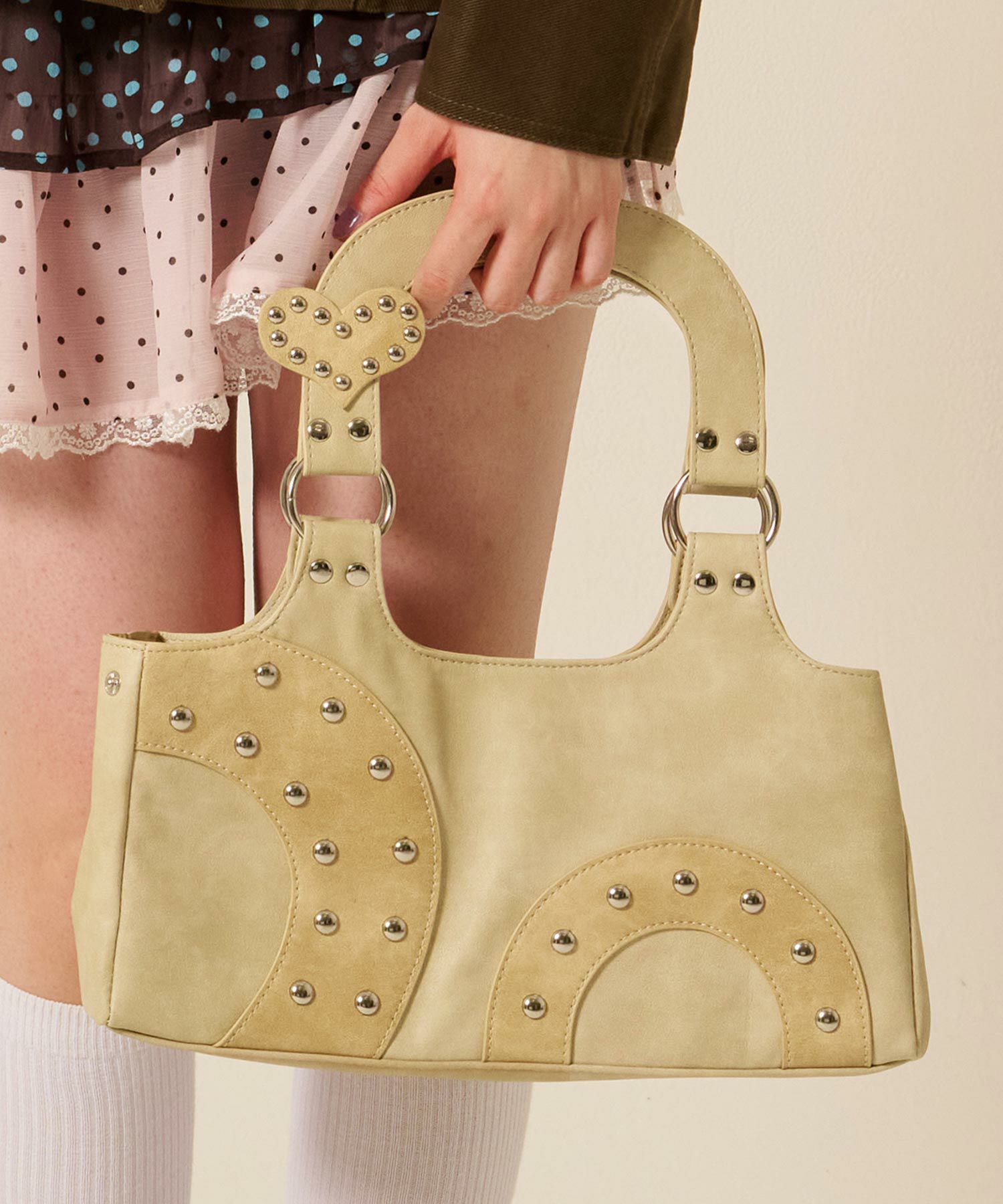 パッチワーク/ハンド/バッグ/ハート