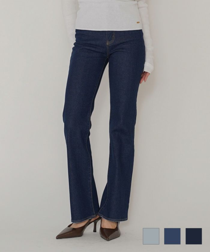 スリム フレア デニム KINO THE KEI