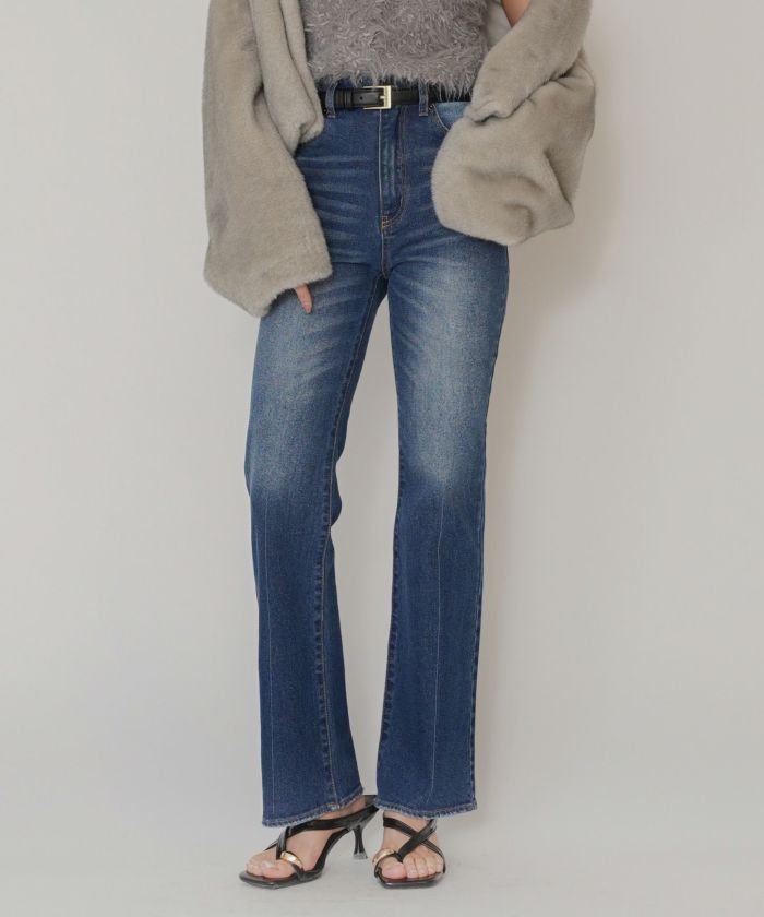 スリム フレア デニム KINO THE KEI