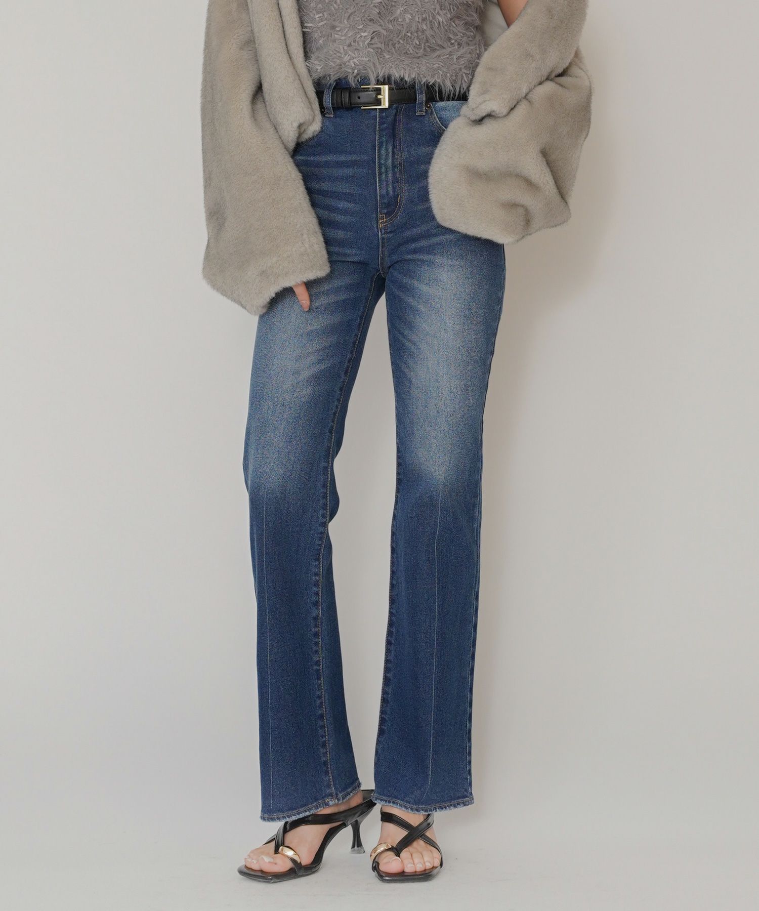 スリム フレア デニム KINO THE KEI