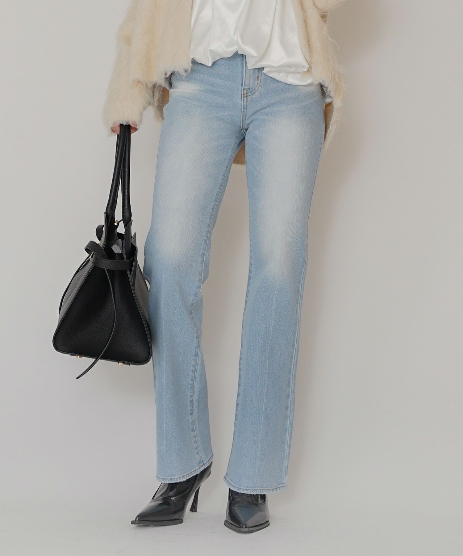 スリム フレア デニム KINO THE KEI