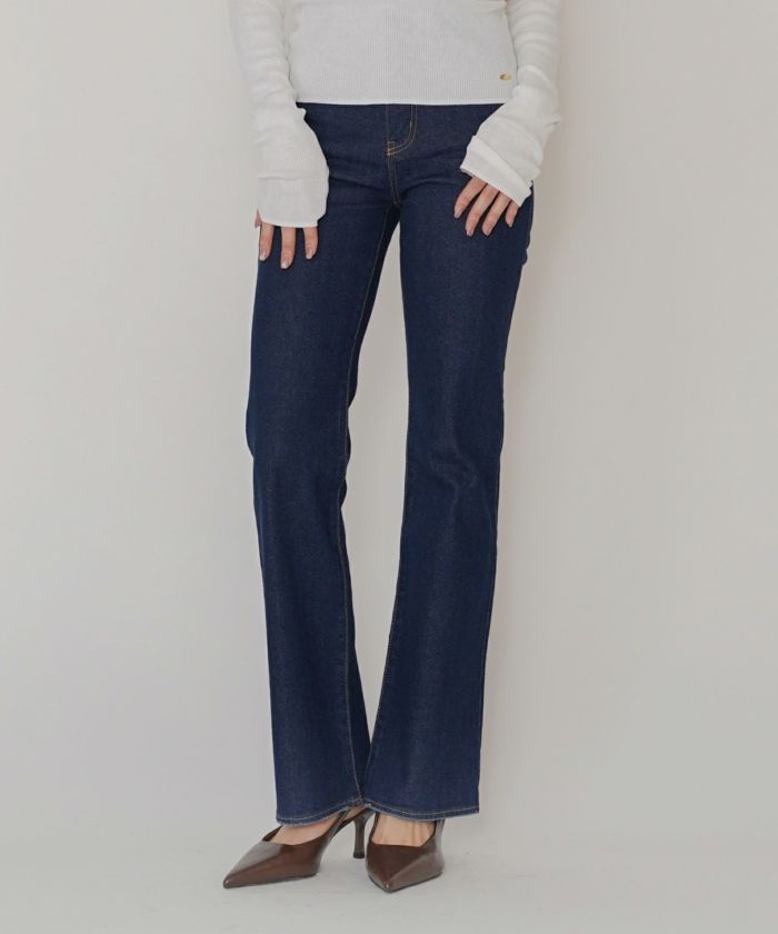 スリム フレア デニム KINO THE KEI