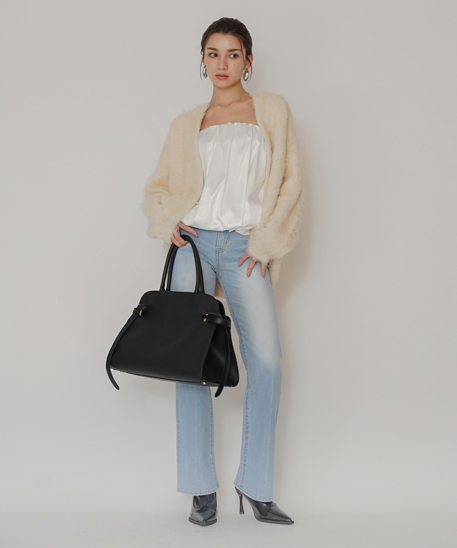 スリム フレア デニム KINO THE KEI