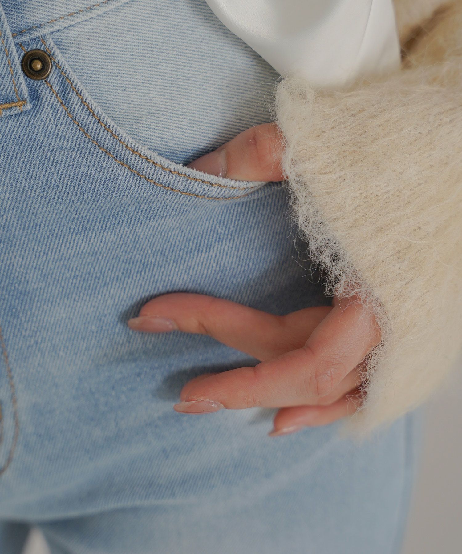 スリム フレア デニム KINO THE KEI