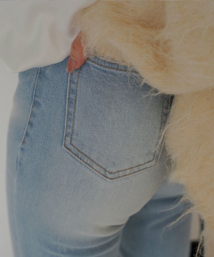 スリム フレア デニム KINO THE KEI