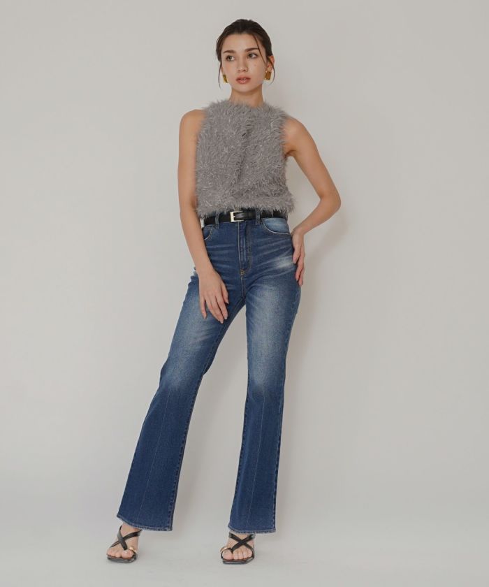 スリム フレア デニム KINO THE KEI