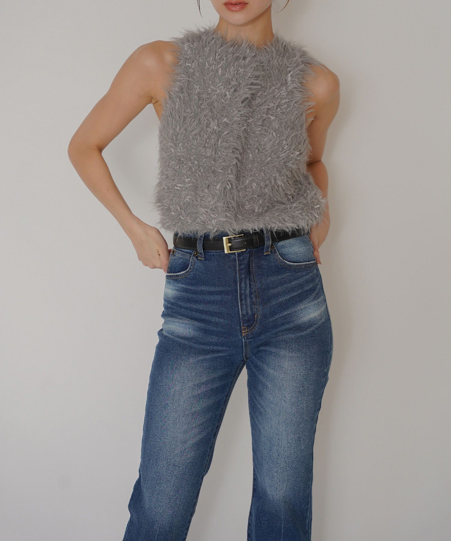 スリム フレア デニム KINO THE KEI