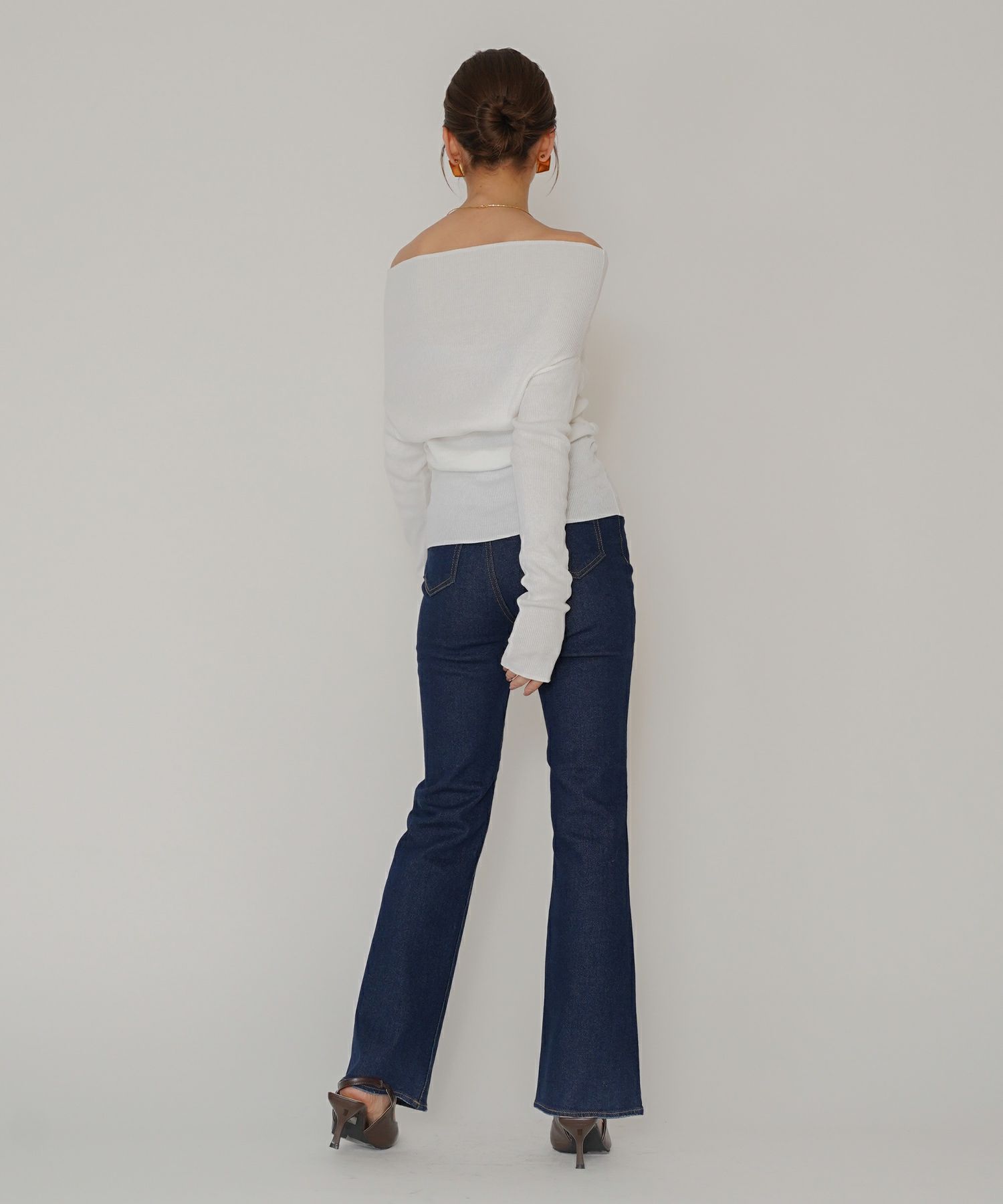 スリム フレア デニム KINO THE KEI