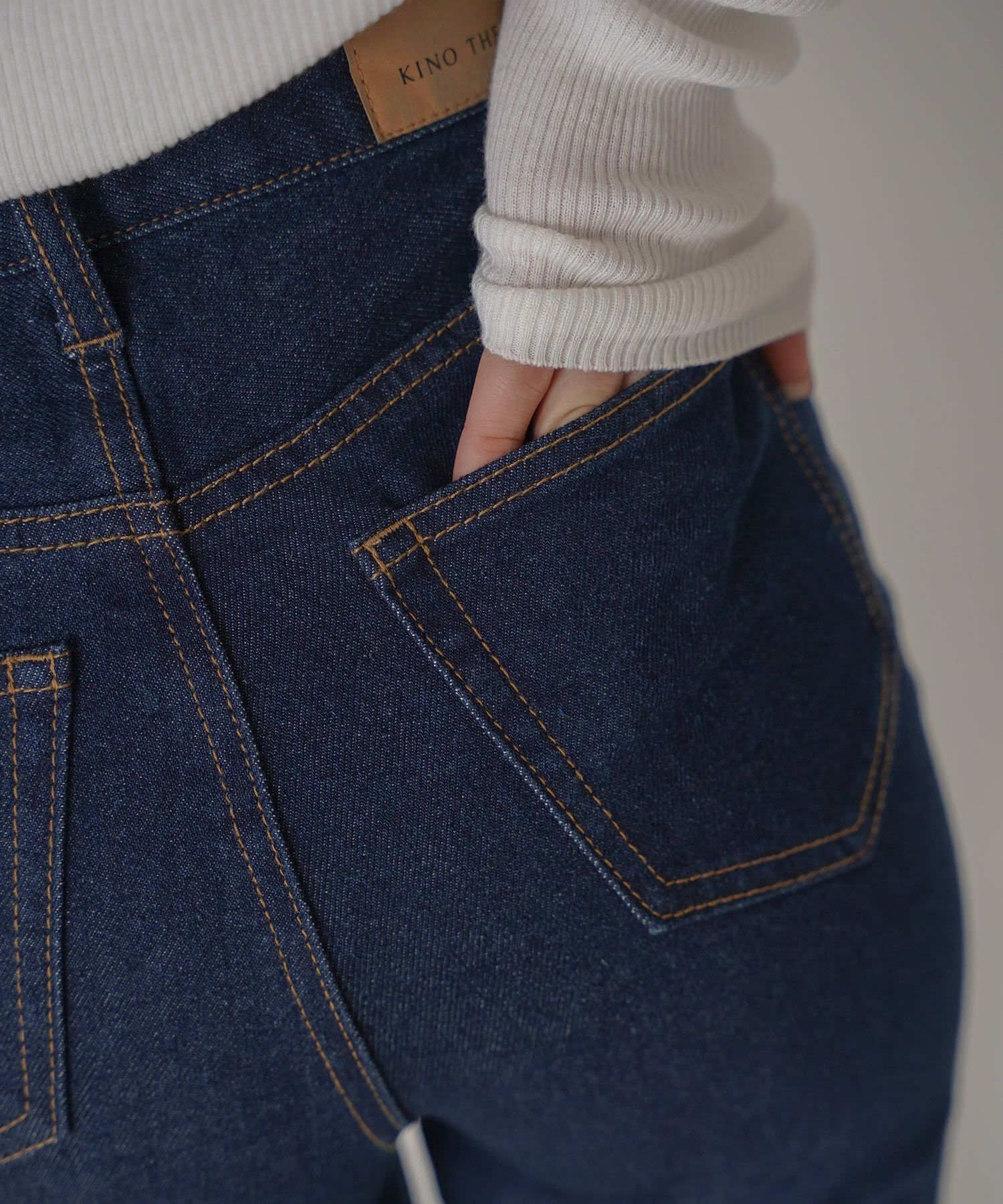 スリム フレア デニム KINO THE KEI