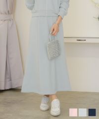 裏起毛 マーメイド ロング スカート le reve vaniller 全3色｜lvn641-2171【1】