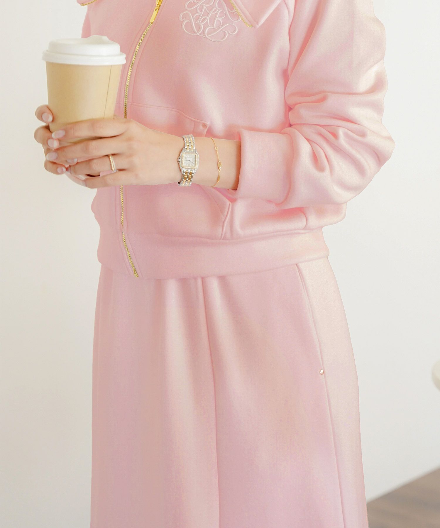 ボトムス セミフレア マーメイドスカート カットソー 裏起毛 スカート ワンマイル カワイイ 上品 エレガント カジュアル リブ ピンク サックス ネイビー 秋 冬