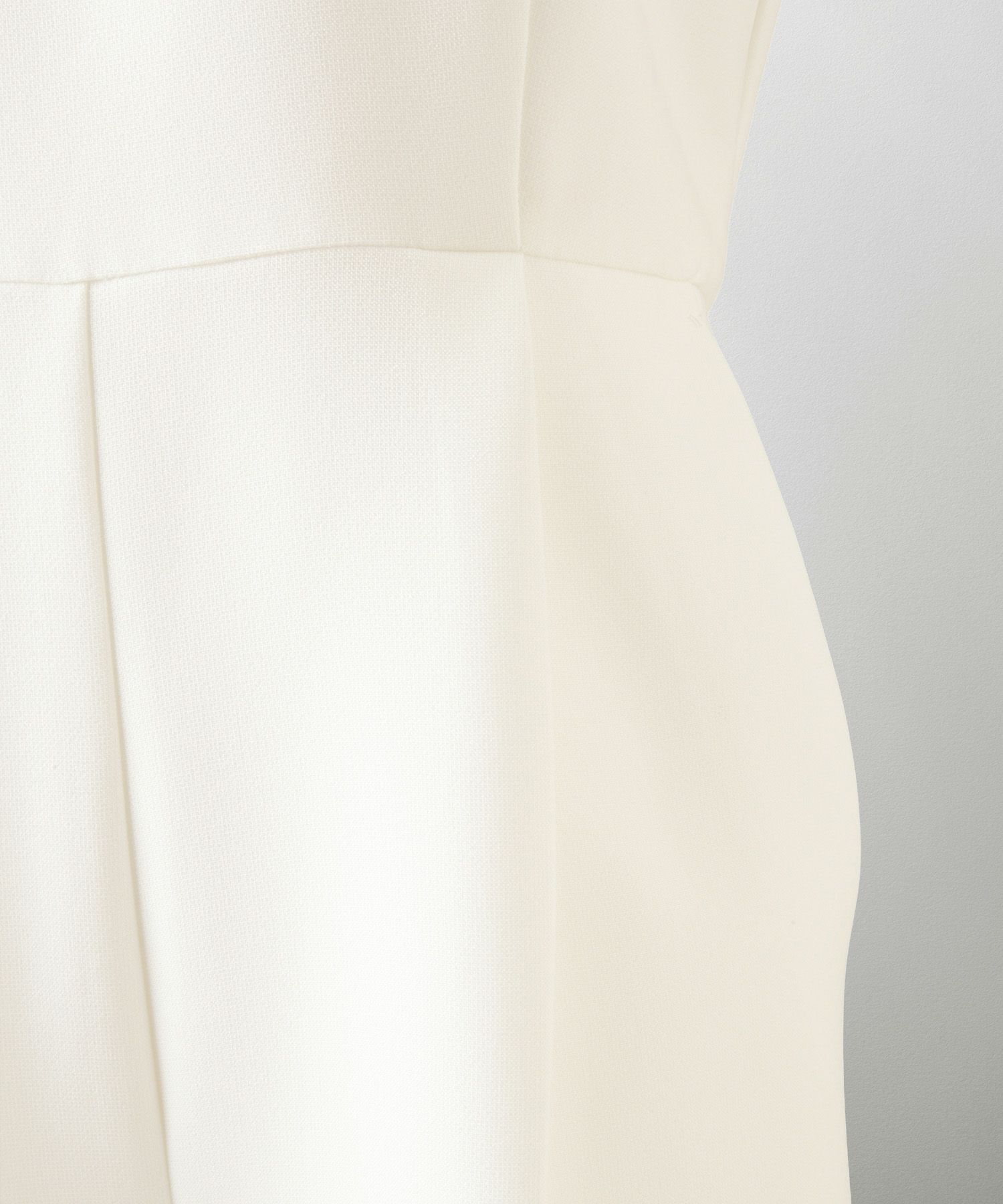 オケージョン対応 キーネックデザイン オールインワン 服 レディース おすすめ きれいめ おしゃれ ノースリーブ 手洗い ホワイト ブラック S M