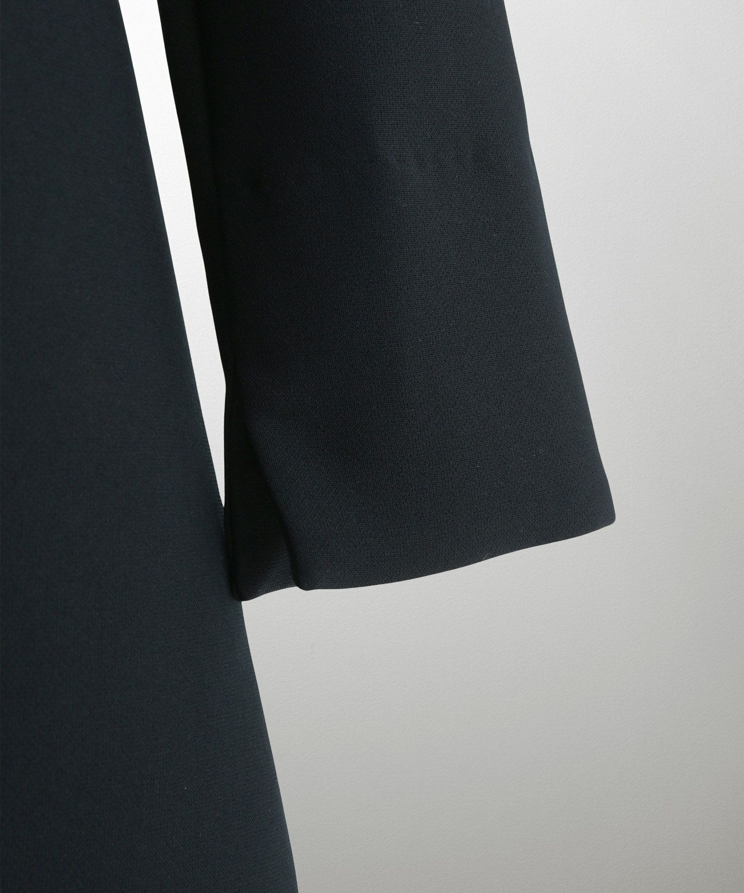 オケージョン対応 レース襟付き ワンピース 礼服 襟付き エレガント かわいい きれいめ 黒 長袖 S M ホワイト ネイビー ブラック