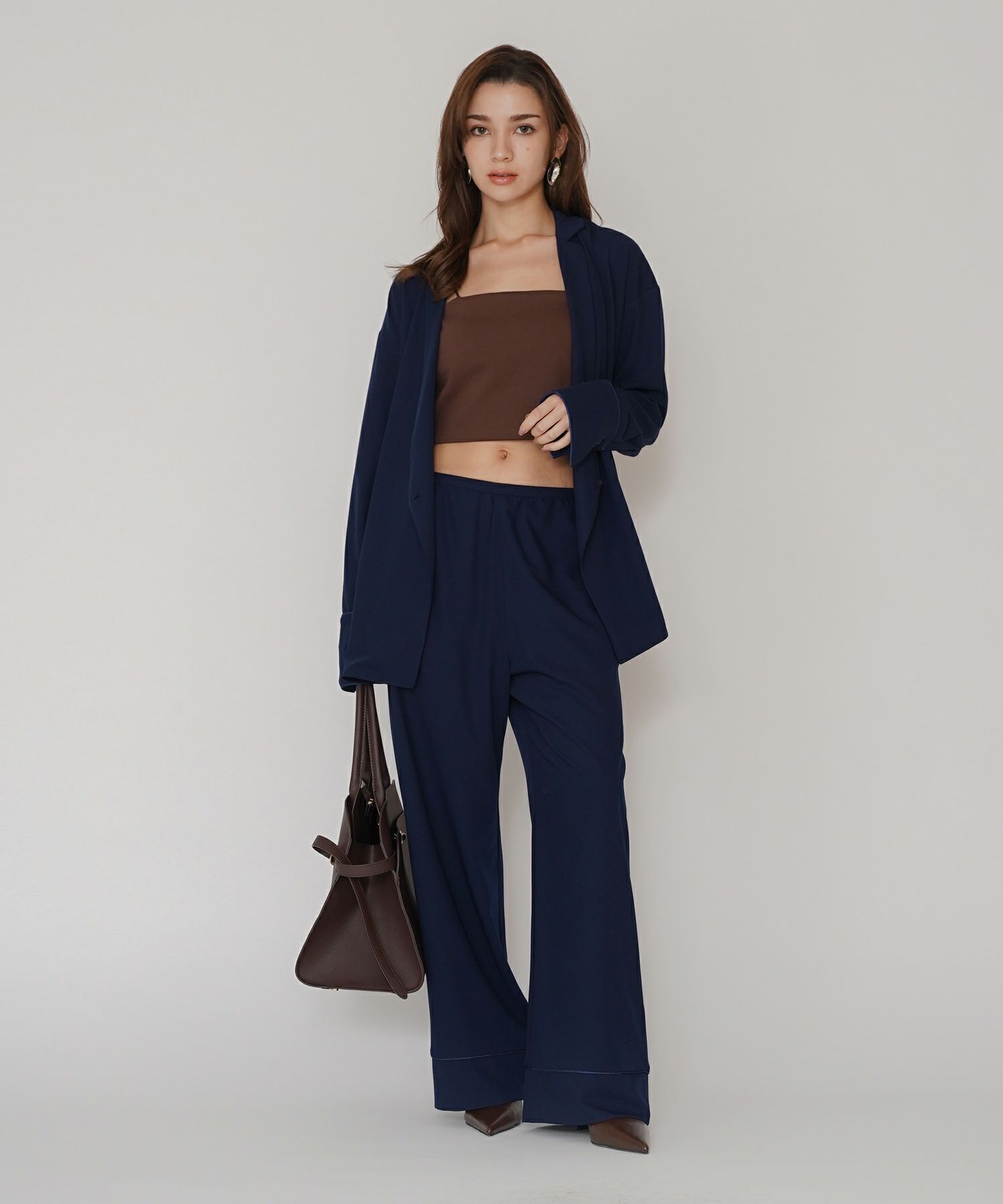 ルームウェア セットアップ パジャマ パンツスタイル ラウンジウェア バックオープンモテワンピ お家デート デートコーデ ディナー クリスマス ネグリジェ あざと可愛い 羽織 韓国風 綺麗め 細見え カジュアル KINO THE KEI