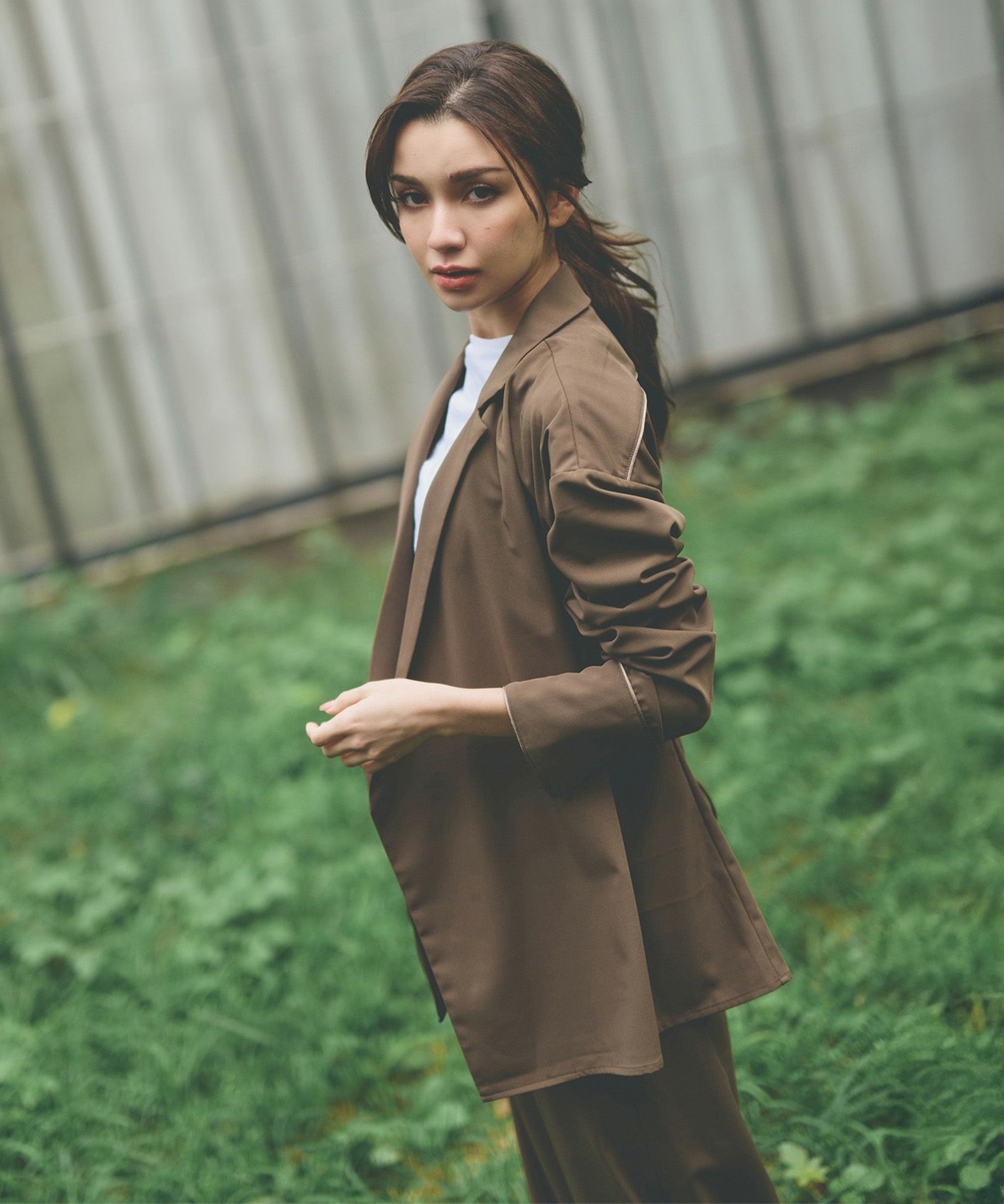 ルームウェア セットアップ パジャマ パンツスタイル ラウンジウェア バックオープンモテワンピ お家デート デートコーデ ディナー クリスマス ネグリジェ あざと可愛い 羽織 韓国風 綺麗め 細見え カジュアル KINO THE KEI