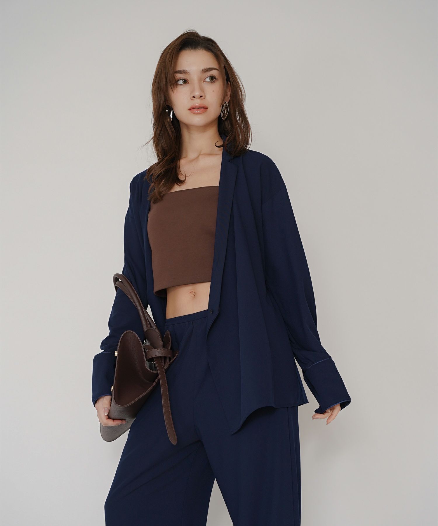 ルームウェア セットアップ パジャマ パンツスタイル ラウンジウェア バックオープンモテワンピ お家デート デートコーデ ディナー クリスマス ネグリジェ あざと可愛い 羽織 韓国風 綺麗め 細見え カジュアル KINO THE KEI